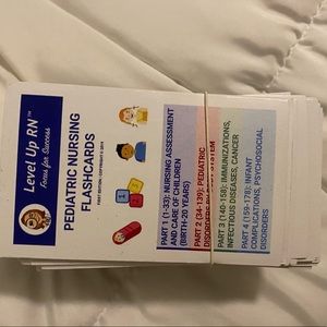 Level Up RN pediatric flash cards